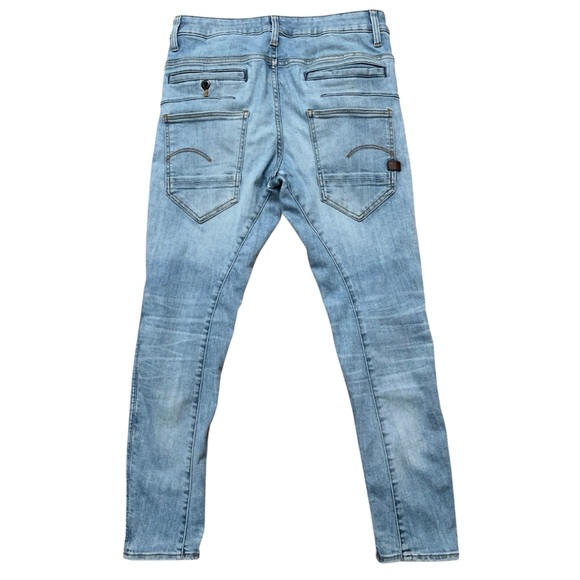 G-Star Raw Denim Jeans Mens Size 29x30 (30x27) D-Staq 3D Super Slim Stretch Blue - Picture 2 of 8